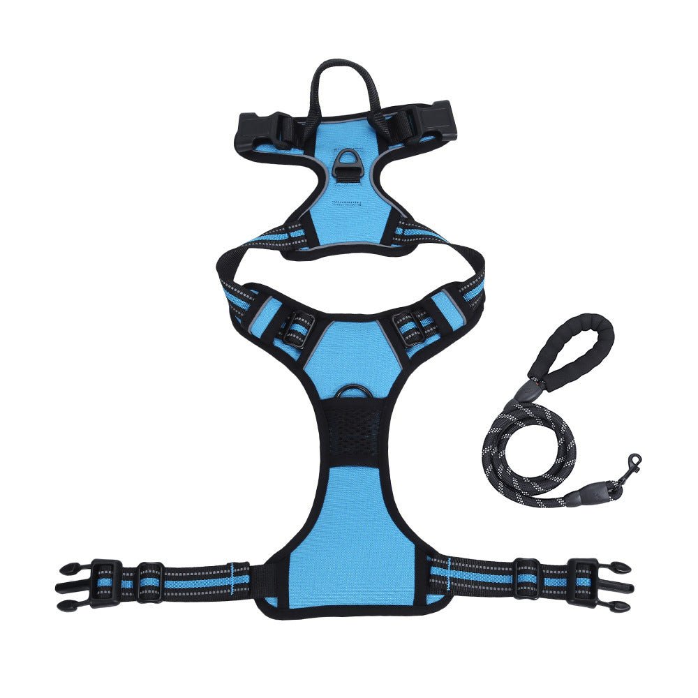 No - Pull Dog Harness | Adjustable Breathable Vest + Free Leash - MeowGo