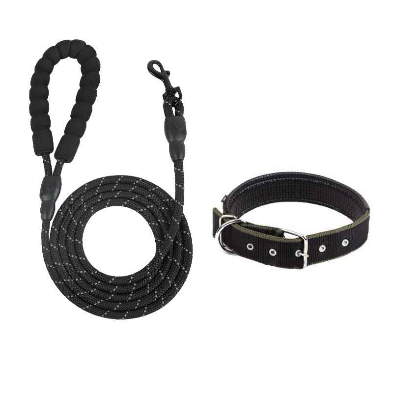 Adjustable Dog Leash & Collar Set for All Breeds - MeowGo