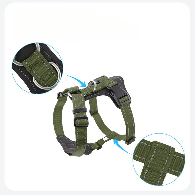 Comfort Mesh Dog Walking Harness Vest for All Sizes - MeowGo