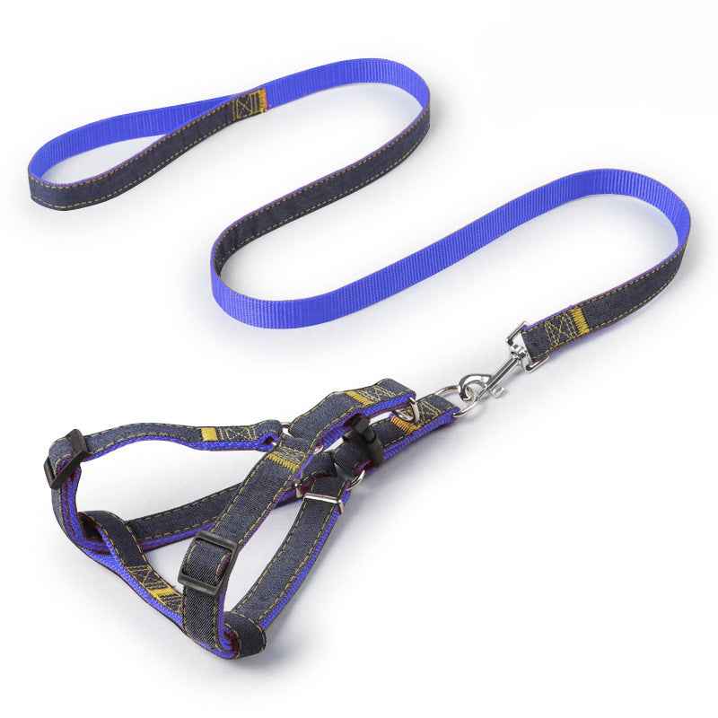 Durable Stitched Dog Harness and Leash Set - MeowGo