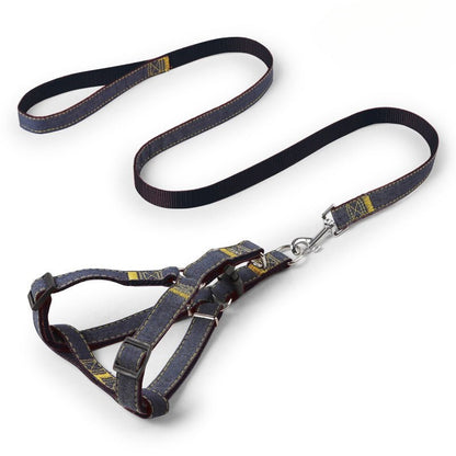 Durable Stitched Dog Harness and Leash Set - MeowGo