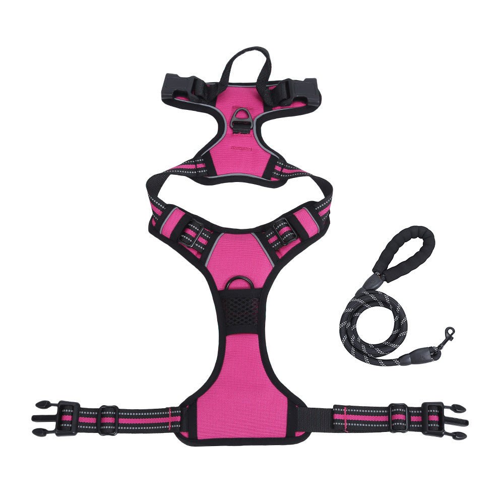 No - Pull Dog Harness | Adjustable Breathable Vest + Free Leash - MeowGo