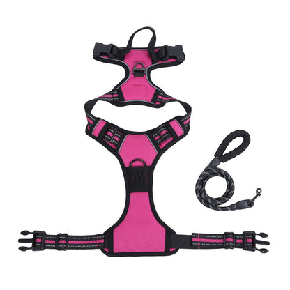No - Pull Dog Harness | Adjustable Breathable Vest + Free Leash - MeowGo