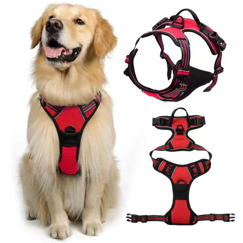 No - Pull Dog Harness | Adjustable Breathable Vest + Free Leash - MeowGo