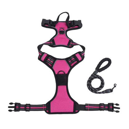 No - Pull Dog Harness | Adjustable Breathable Vest + Free Leash - MeowGo